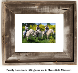 family horseback riding near me in Marshfield, Missouri